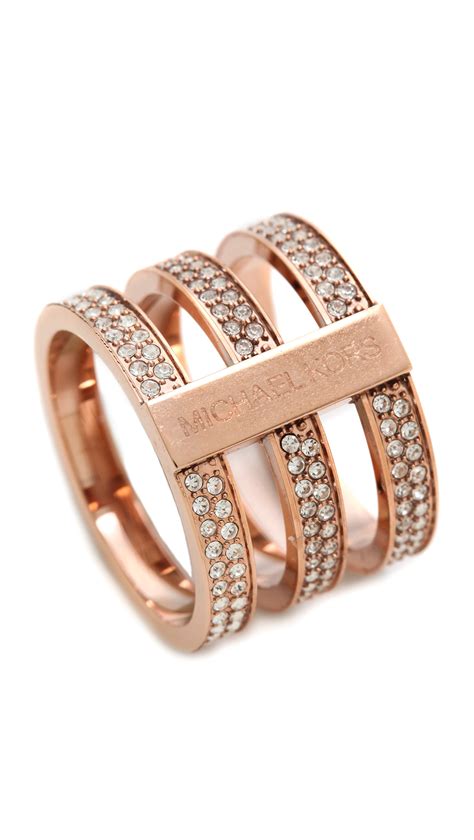 michael kors tri stack ring